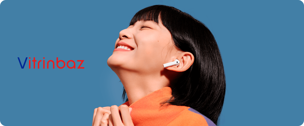 Lightweight, semi in-ear earbuds | High-resolution sound quality | Dual-microphone noise cancellation for calls | Extra-long 20-hour battery life
